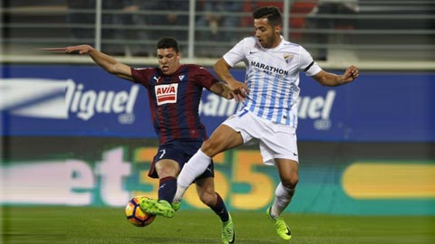 Nhận định Eibar vs Malaga 03h00 ngày 23/1 (La Liga 2017/18)