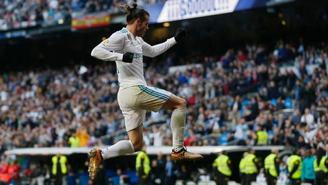 Gareth Bale choi rat hay trong chien thang cua Real Madrid.