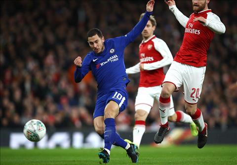 Arsenal 2-1 (2-1) Chelsea Rudiger dua Phao thu vao chung ket cup Lien doan hinh anh