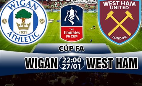 Nhận định Wigan vs West Ham 22h00 ngày 27/1 (FA Cup 2017/18)