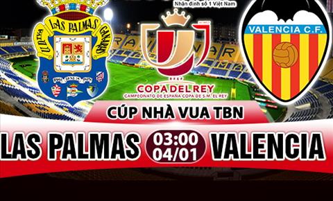 Nhận định Las Palmas vs Valencia 03h00 ngày 4/1 (Cúp Nhà vua TBN)