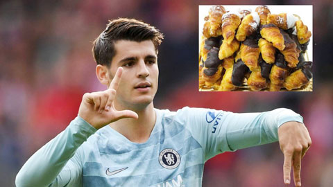 Tiền đạo Morata, ông vua… bánh sừng bò