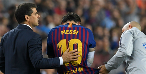 Josep Maria Bartomeu nói về chấn thương của Lionel Messi hình ảnh