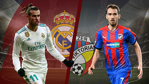 Kết quả Real Madrid vs Plzen trận đấu Champions League 2018/19