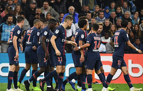 Kết quả bóng đá Marseille vs PSG 0-2 Ligue 1 201819 đêm qua hình ảnh