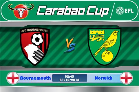 Bournemouth vs Norwich 02h45 ngày 3110 (Cúp Liên đoàn Anh 201819) hình ảnh