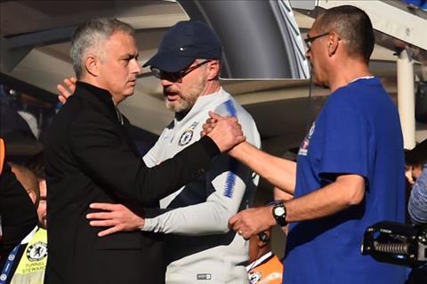 Sarri một lần nữa lên tiếng ca ngợi Mourinho hình ảnh