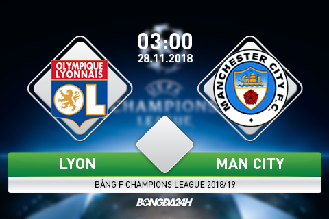 Nhận định Lyon vs Man City (3h ngày 28/11): Nợ chồng thêm nợ?