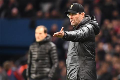 HLV Klopp phát biểu về hàng tiền vệ Liverpool ở trận thua PSG hình ảnh