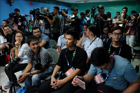 Buổi họp báo trước trận Philippnes vs Việt Nam Khách át chủ hình ảnh