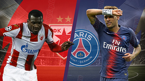 Crvena Zvezda 1-4 PSG (KT): Thắng to, "gã nhà giàu" đi tiếp với ngôi nhất bảng C