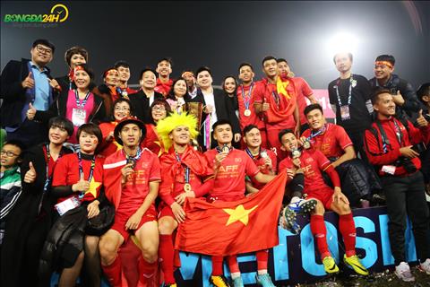 Thanh phan cua DT Viet Nam du AFF Cup 2018 co rat nhieu cau thu thuoc bien che cua Ha Noi FC.