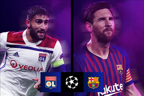 Lyon vs Barca vong 1-8 UCL