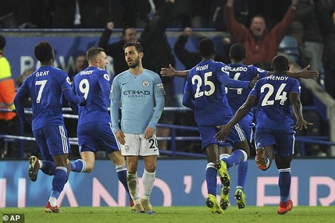 Leicester 2-1 Man City