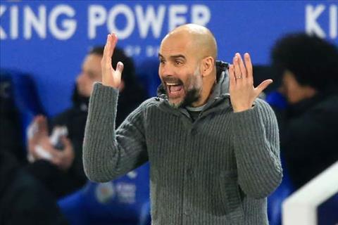 HLV Pep Guardiola phát biểu trận Man City vs Leicester thất bại hình ảnh