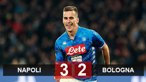 Napoli 3-2 Bologna: Kiên trì bám đuổi