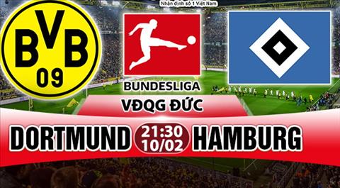 Nhận định Dortmund vs Hamburg 21h30 ngày 10/2 (Bundesliga 2017/18)