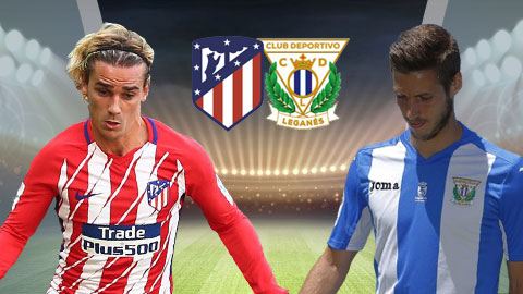 Nhận định Atletico Madrid vs Leganes 03h30 ngày 1/3 (La Liga 2017/18)