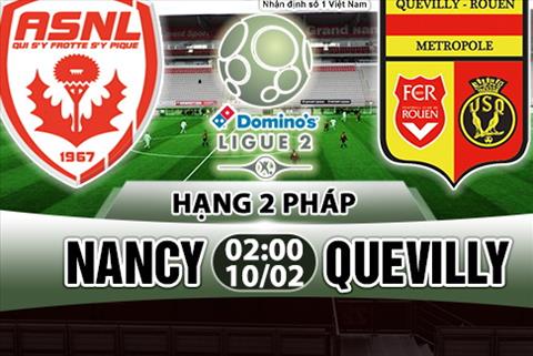 Nhận định Nancy vs Quevilly 02h00 ngày 10/2 (Hạng 2 Pháp)