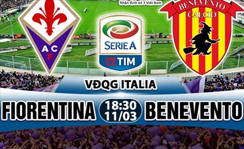Nhận định Fiorentina vs Benevento 18h30 ngày 11/3 (Serie A 2017/18)