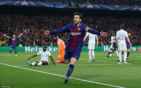 Lionel Messi da ghi duoc 100 ban tai Champions League.