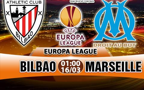 Nhận định Bilbao vs Marseille 01h00 ngày 16/3 (Europa League 2017/18)