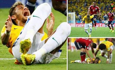 Brazil World Cup 2014 Neymar dính chấn thương