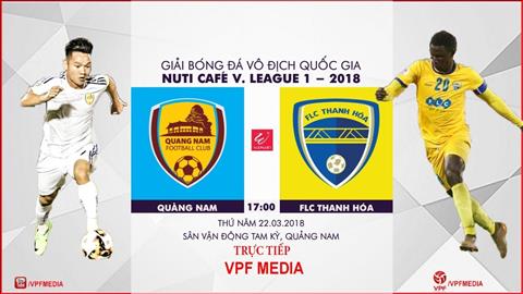 Quảng Nam 1-0 Thanh Hóa (KT): Đánh bại á quân, nhà ĐKVĐ thắng trận đầu tại V-League 2018