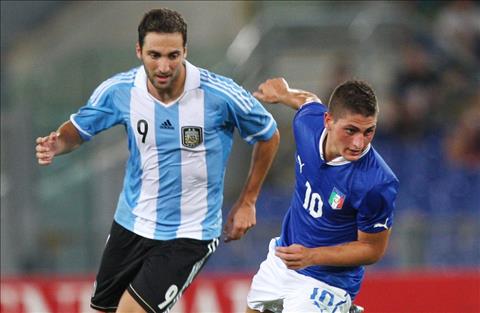 Argentina vs Italia Higuain vs Verratti