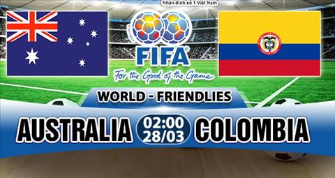 Nhận định Australia vs Colombia 02h00 ngày 28/3 (Giao hữu quốc tế)