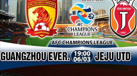 Nhan dinh Guangzhou Evergrande vs Jeju Utd 19h00 ngay 63 (AFC Champions League 2018) hinh anh