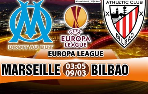 Nhận định Marseille vs Bilbao 3h05 ngày 9/3 (Europa League 2017/18)