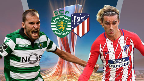 Nhận định Sporting Lisbon vs Atletico Madrid 02h05 ngày 13/4 (Europa League 2017/18)