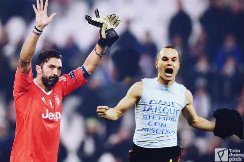 Buffon va Iniesta: Khi anh hao quang dan tat1