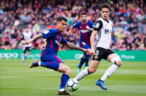 Tran dau Barca vs Valencia vong 32 La Liga va Coutinho toa sang hinh anh