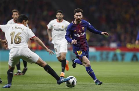 Barca vs Sevilla Messi ghi ban