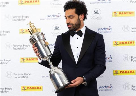 Mohamed Salah duoc binh chon la cau thu hay nhat mua.