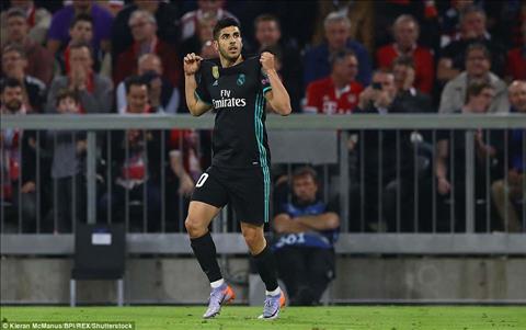 Marco Asensio ghi ban quyet dinh dem ve chien thang cho Real Madrid