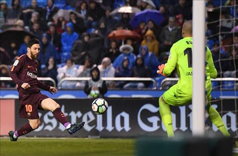 Messi lap hat-trick cho Barca