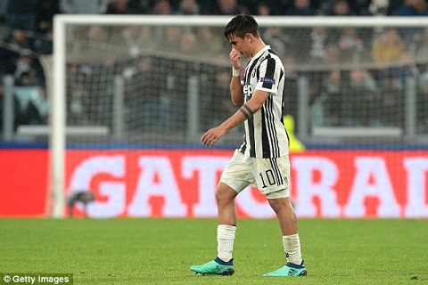 Dybala gay that vong lon Juventus 0-3 Real Madrid