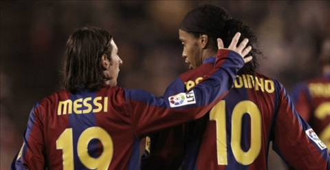 Ronaldinho phat bieu ve Lionel Messi khien Ronaldo dau long hinh anh