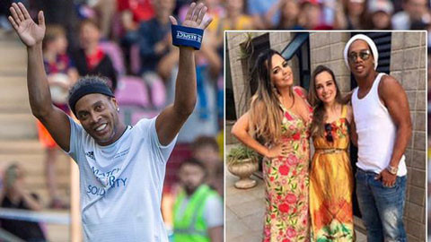 Huyền thoại Ronaldinho lấy vợ kép, cưới hai người phụ nữ hình ảnh