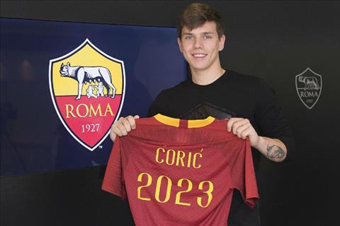 Hop dong moi cua Ante Coric voi AS Roma co thoi han den nam 2023