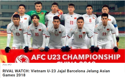 Báo Indonesia ấn tượng với sự chuẩn bị của U23 Việt Nam cho ASIAD hình ảnh