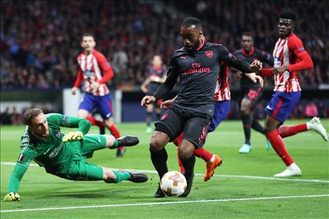 Lacazette Atletico 1-0 Arsenal