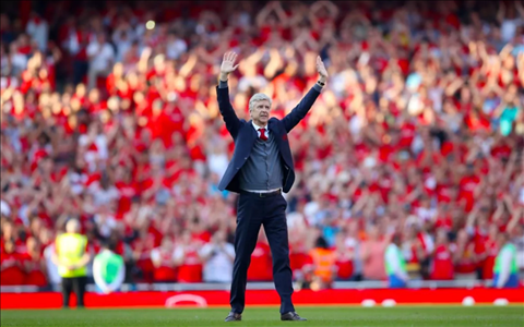 HLV Arsene Wenger co loi chao tam biet Emirates hoan hao voi tran dai thang Arsenal 5-0 Burnley