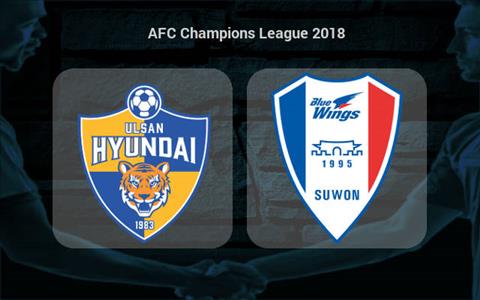 Nhận định Ulsan Hyundai vs Suwon Bluewings 18h00 ngày 9/5 (AFC Champions League 2018)