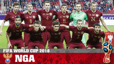 LTĐ - Lịch thi đấu World Cup 2018 của đội tuyển Nga hình ảnh