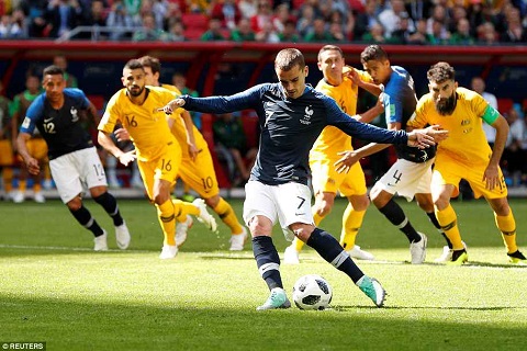 Griezmann phát biểu sau trận Pháp 2-1 Australia World Cup 2018 hình ảnh