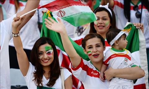 Nguoi ham mo nu cua DT Iran tai World Cup 2018.